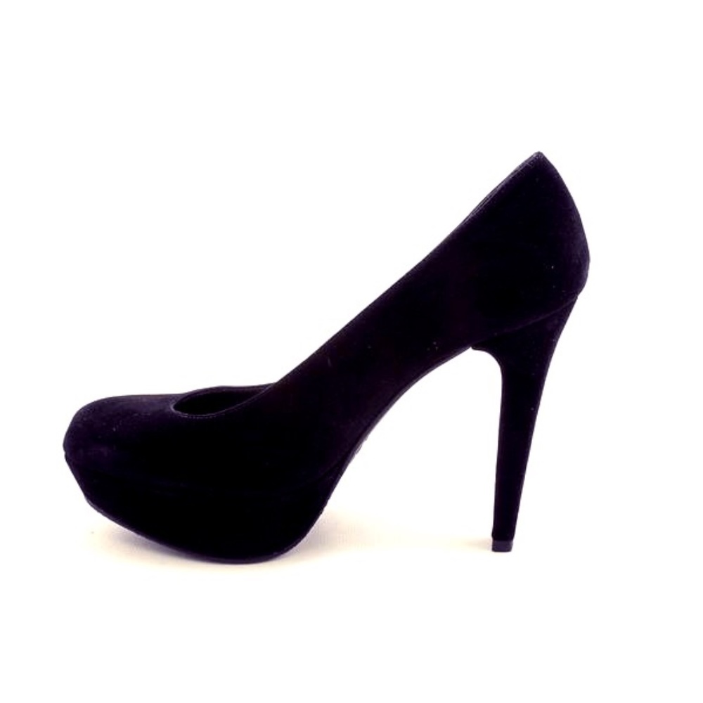 Stuart Weitzman - black suede "stilts" pumps 9.5